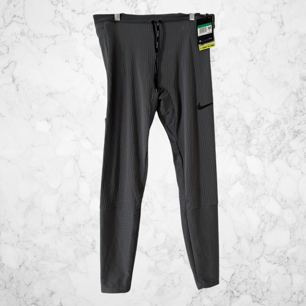 Nike Dri-FIT Swift Running Tights Gray CZ8835-084‎ Men's Size XL